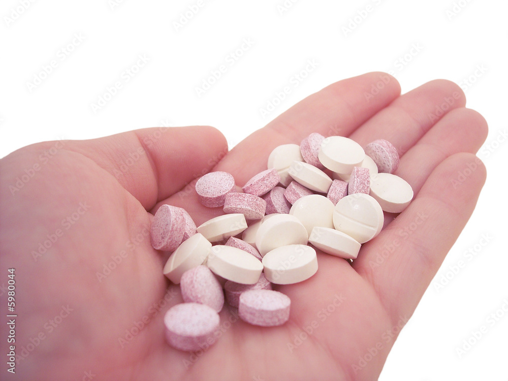 Pills in hand Pills in hand