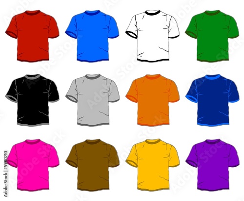 bunte t-shirts