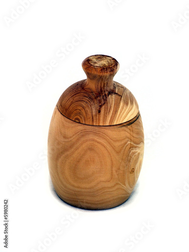 Vase wooden