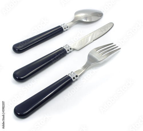 fork spoon knife kitchenware tools for serving a table