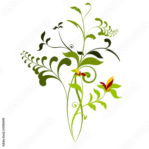 vecteur série - plante vectoriel au printemps