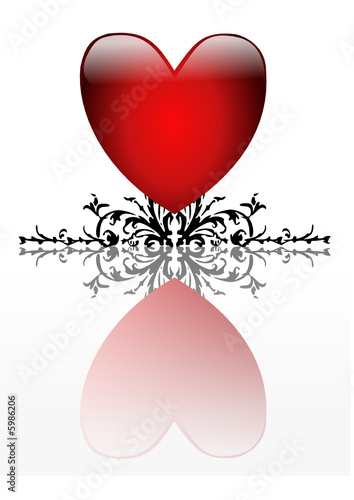 coeur et son reflet