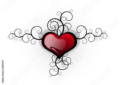 Abstract valentines background