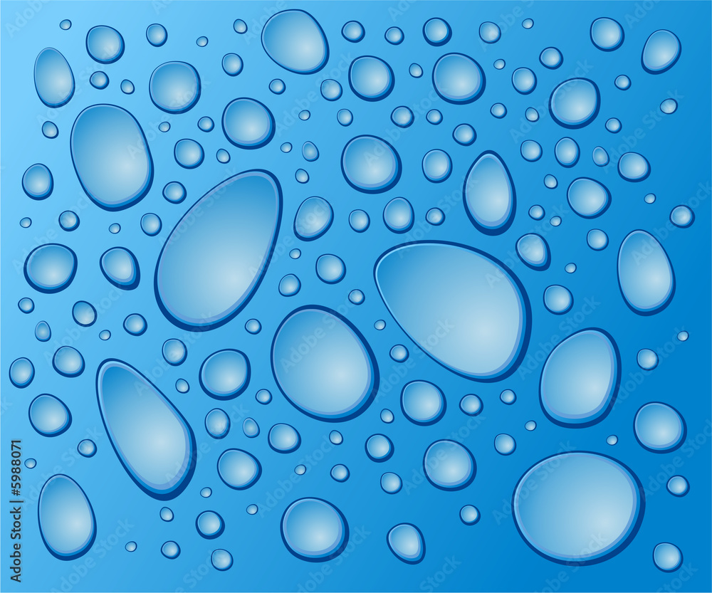 blue drops on the glass blue drops on the glass