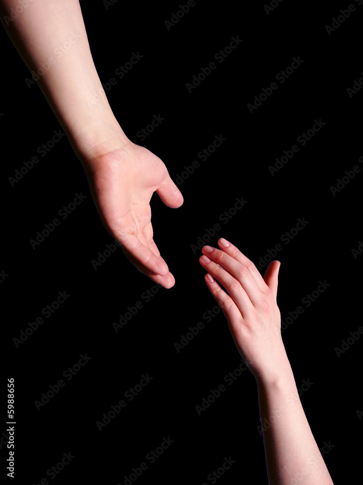 Fototapeta premium helping hand 