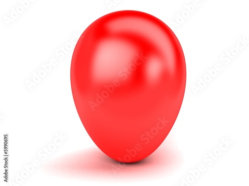 Free Download red Easter egg on a white background - GFXLoad
