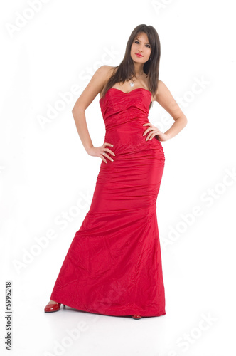 Girl in red