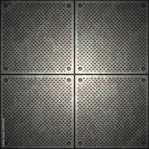 Texture of metal
