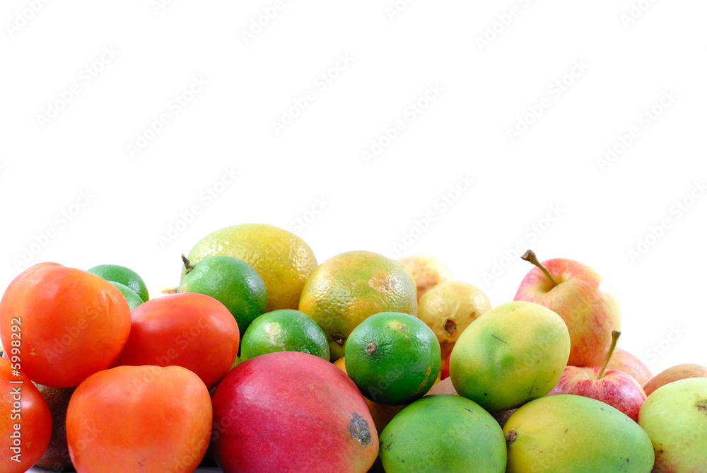 Organic Fresh Fruits from the market .