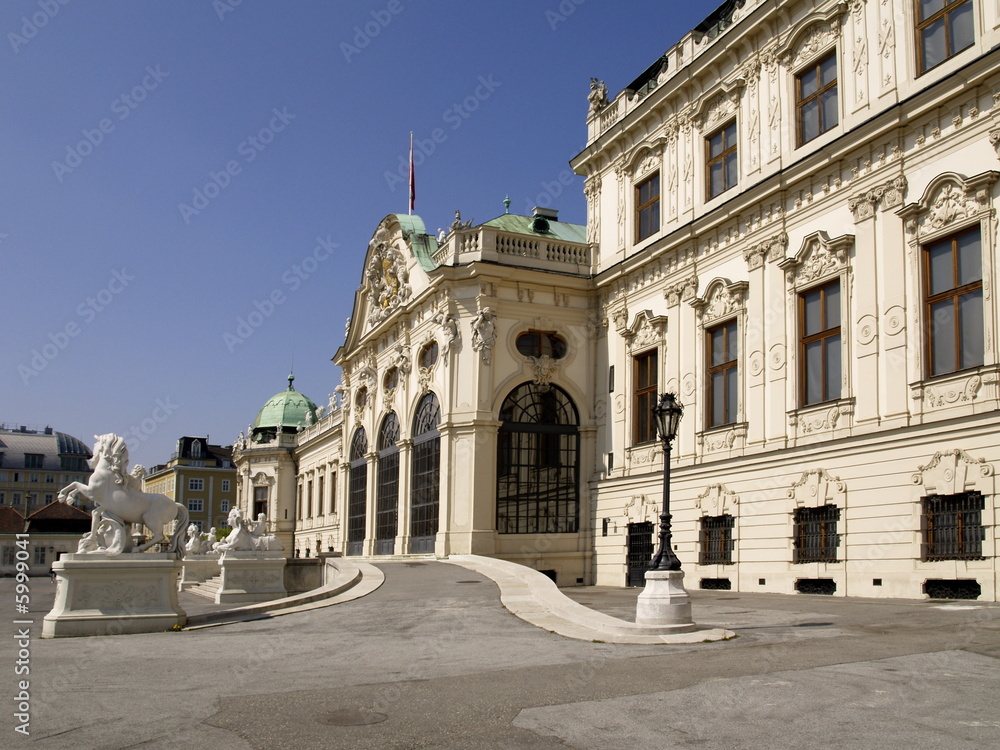 Fototapeta premium wien schloss belvedere