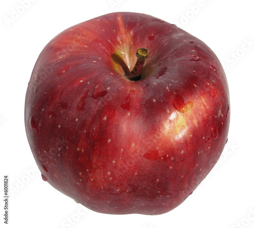 Apple red wet