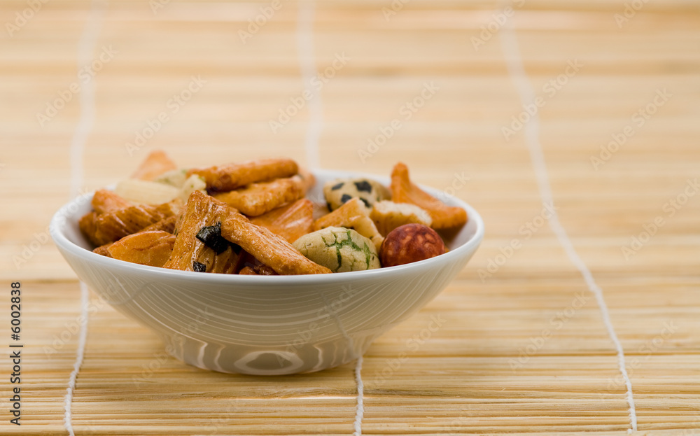 Obraz premium japanese rice crackers