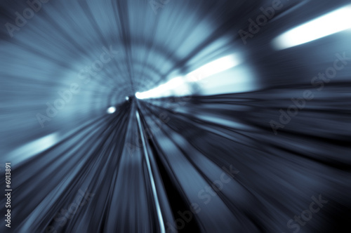 motion blur of tunnel photo