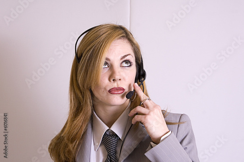 Obraz w ramie Work in office