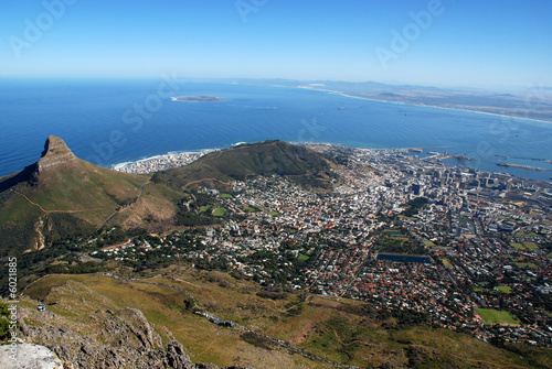 general view of Capetown and Table Bay(South Africa) #6021885
