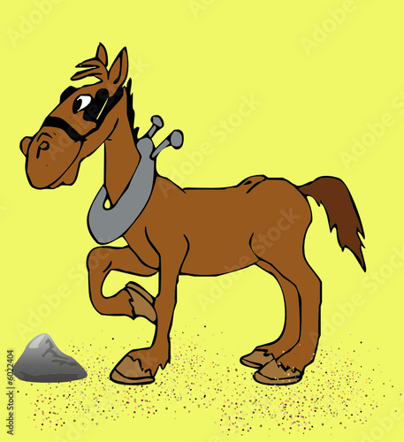 Illustration eines Pferdes - Vector