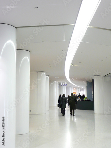 Business men leaving after a working day