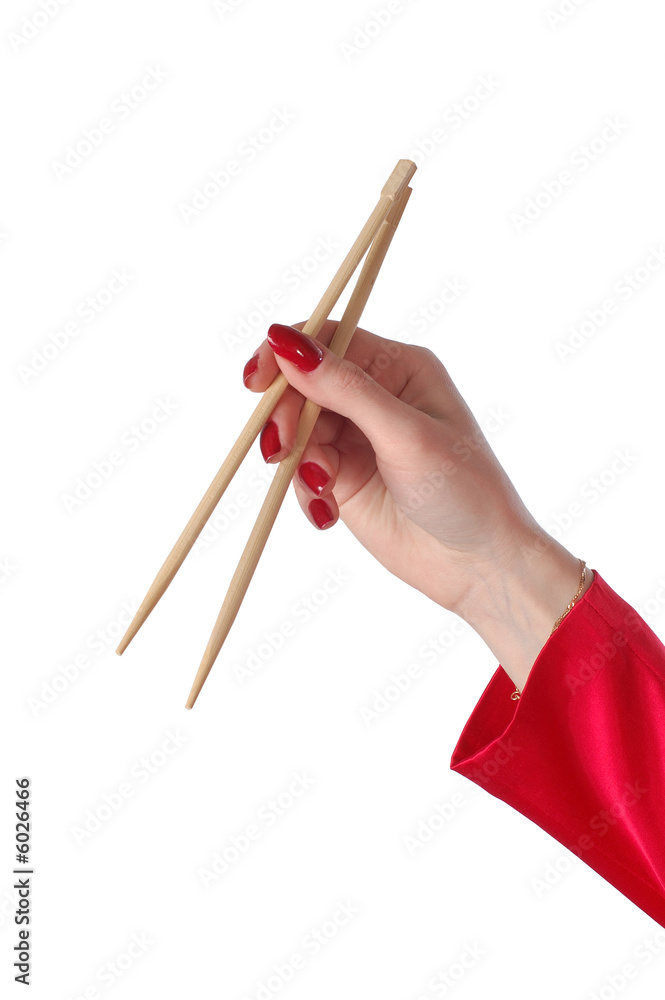 chopsticks on hand chopsticks on hand