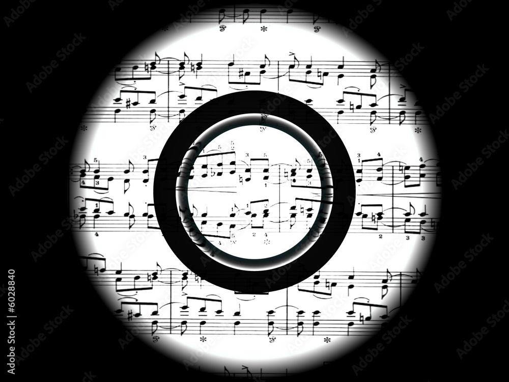 Obraz premium cd de musique