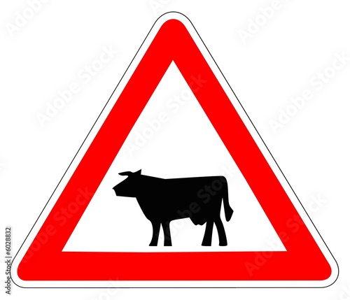 Panneau de Signalisation (Passage d'animaux domestiques - A15A1)
