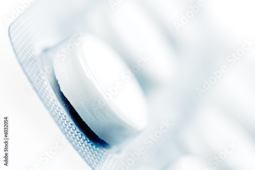 close-up of pills