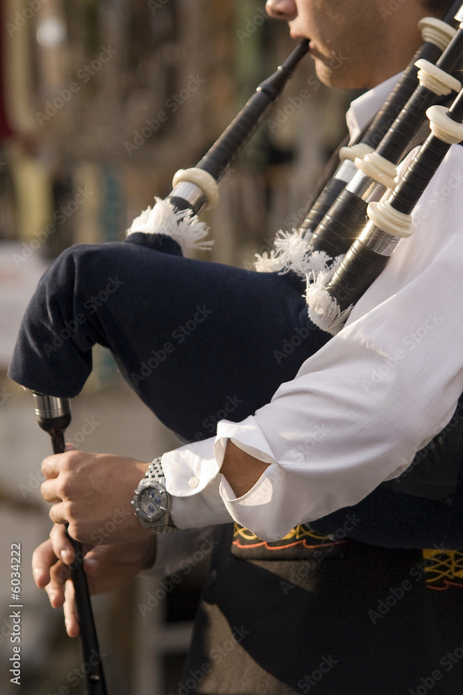 Naklejka premium Musique celtique et folklore breton