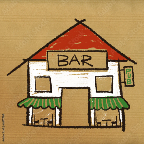 dessin bar