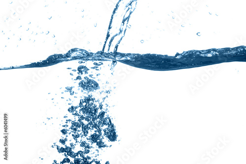 The abstract water splash background
