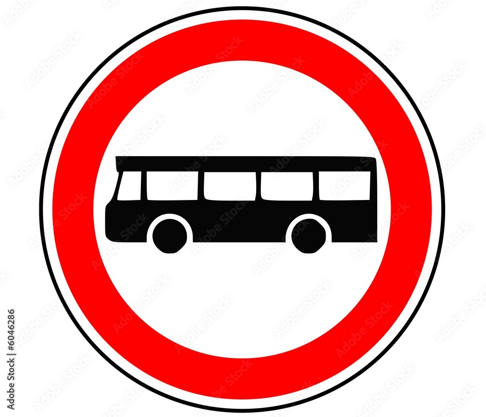 Panneau de Signalisation (Acces interdit - B9f) Panneau de Signalisation (Acces interdit - B9f)