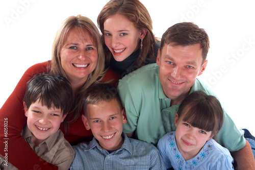 Portrait of happy family