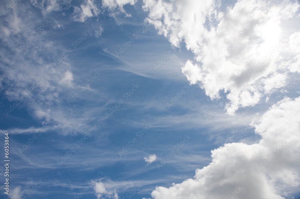 Obraz premium Blue sky and clouds