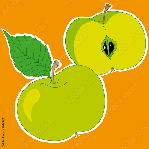 grüne Äpfel