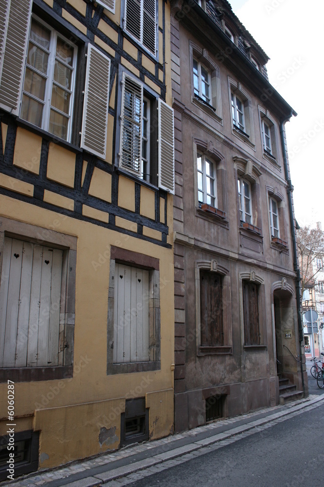 Une rue de Strasbourg (Alsace)