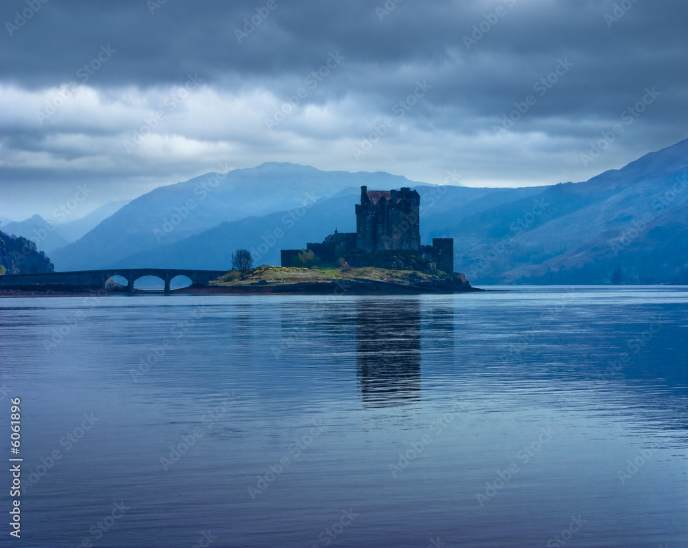 Eilan Donan castle in the Scottish Highlands