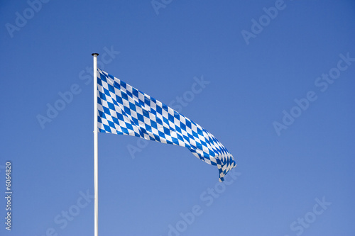 flag and blue sky - blowing in the wind - adobe RGB photo