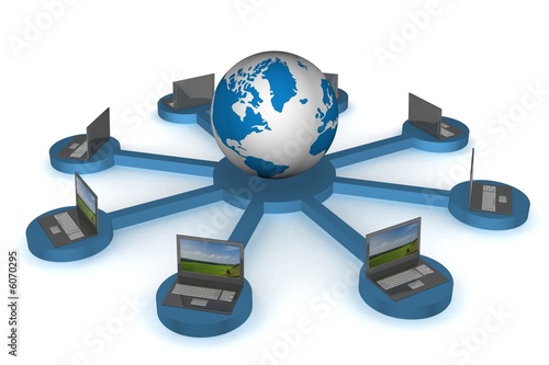 Global network the Internet...