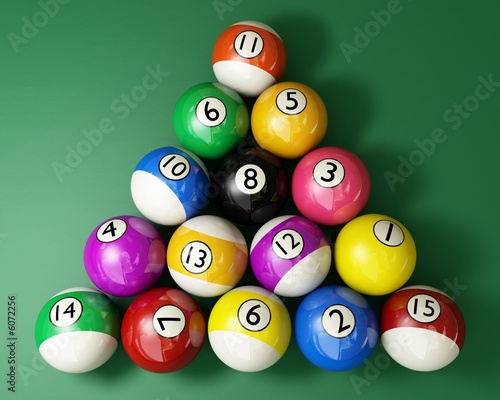 Billard pyramide