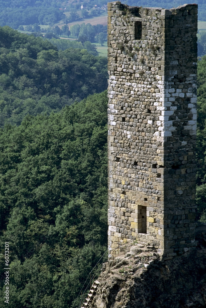 A castle on hill peyrusse le roc lot et garonne france