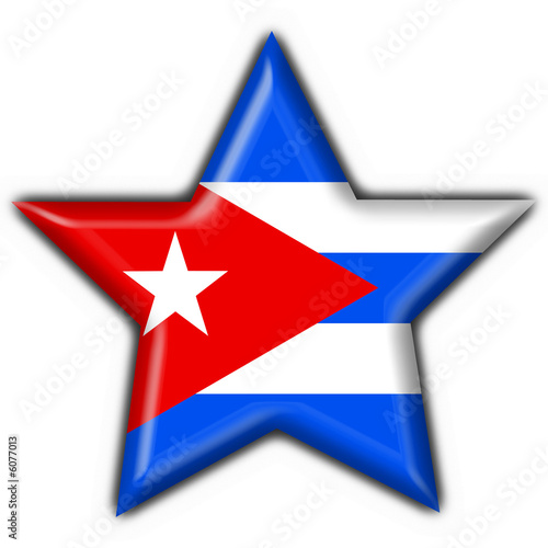 Free Download cuba button flag star shape - GFXLoad