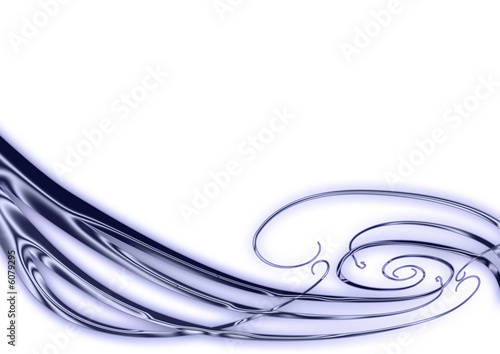 linee curve blu