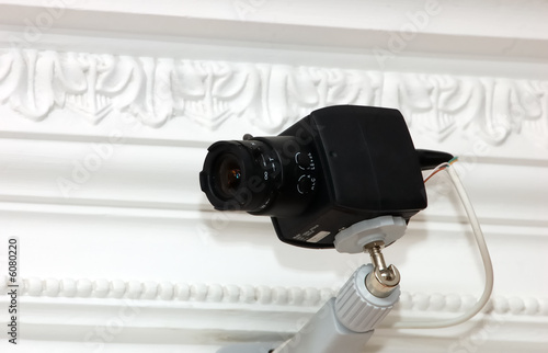 surveillance camera in interior