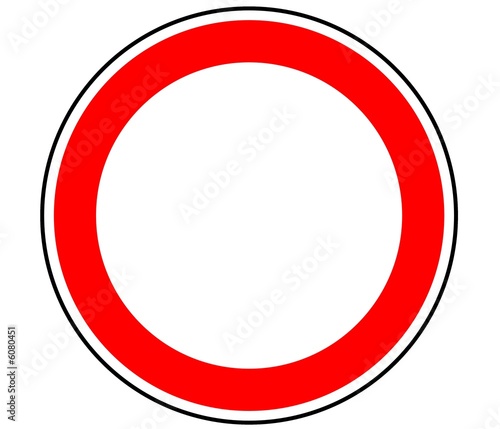 Panneau de Signalisation (Circulation interdite - B0)