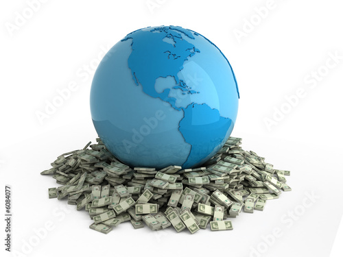 wallow in money