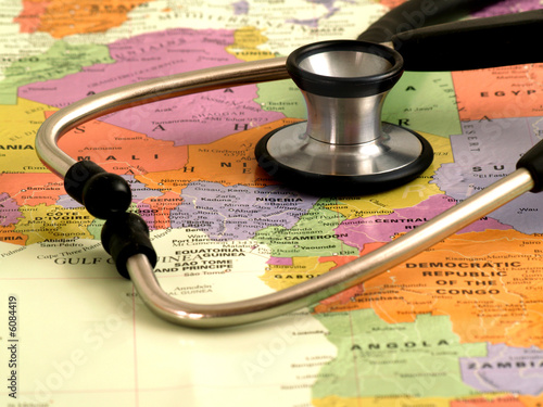 Concept - healthcare in Africa