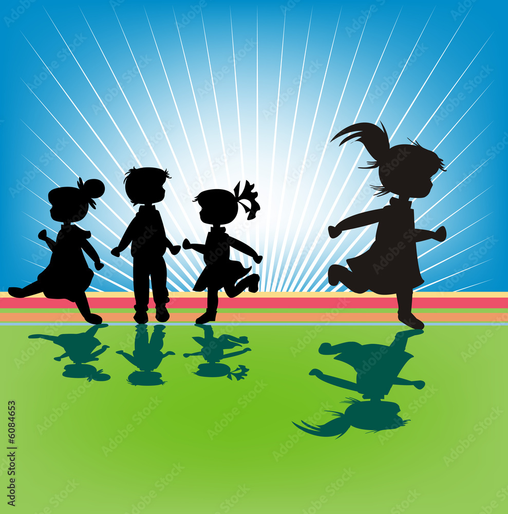 kids silhouettes