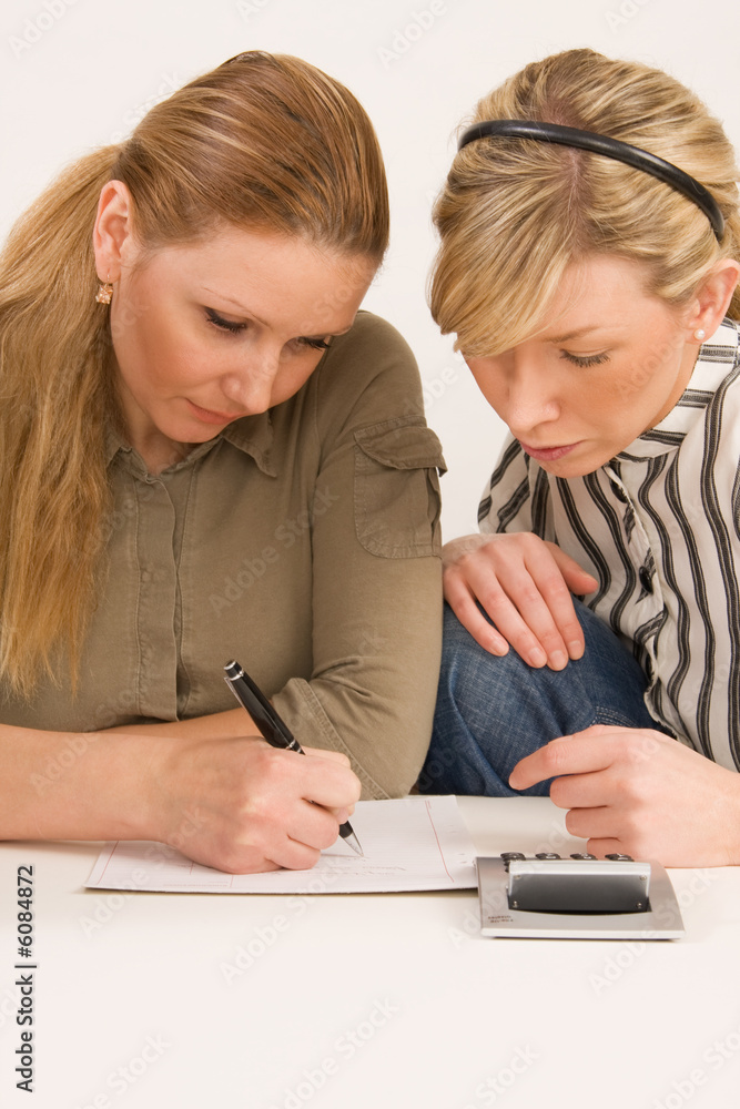 Successful business team working with documents Successful business team working with documents
