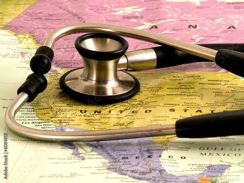 Concept - healthcare in the US