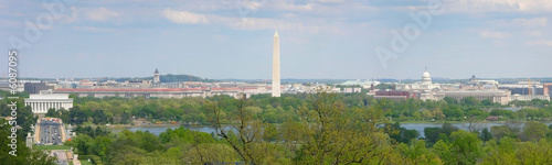 Obraz na płótnie Washington DC Skyline Panoramic