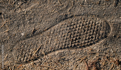 Schuhabdruck