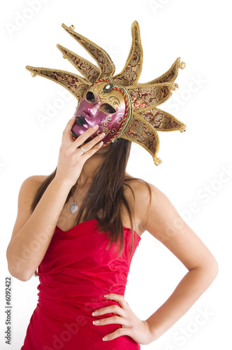 Masked girl